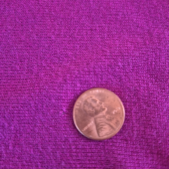 Open Drape Fuchia Shawl Cardigan, Flawed But Stunning, Silk And Cashmere Blend - Picture 9 of 11